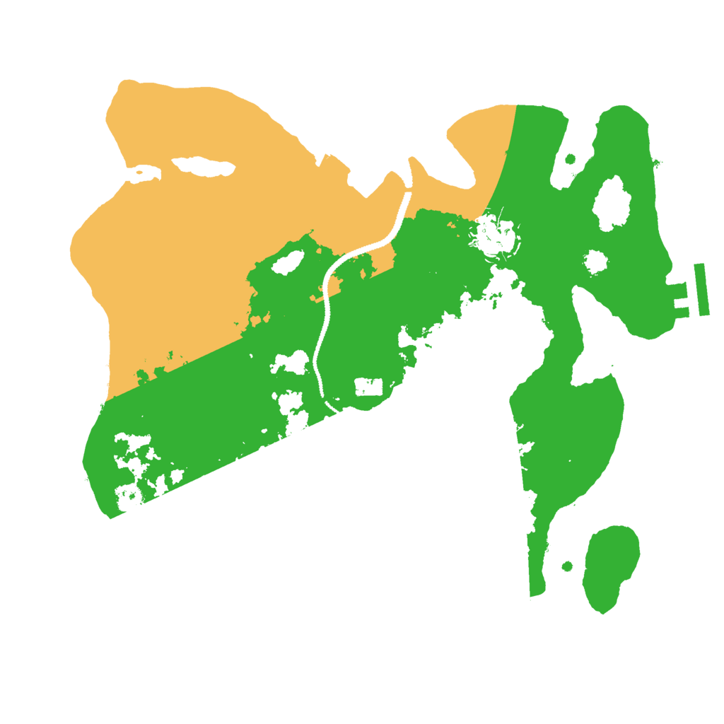 Biome Rust Map: Procedural Map, Size: 2800, Seed: 1334391134