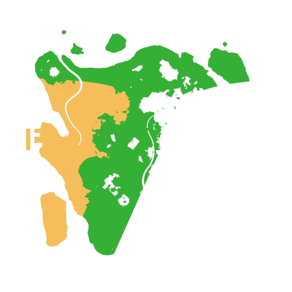 Biome Rust Map: Procedural Map, Size: 2750, Seed: 68878