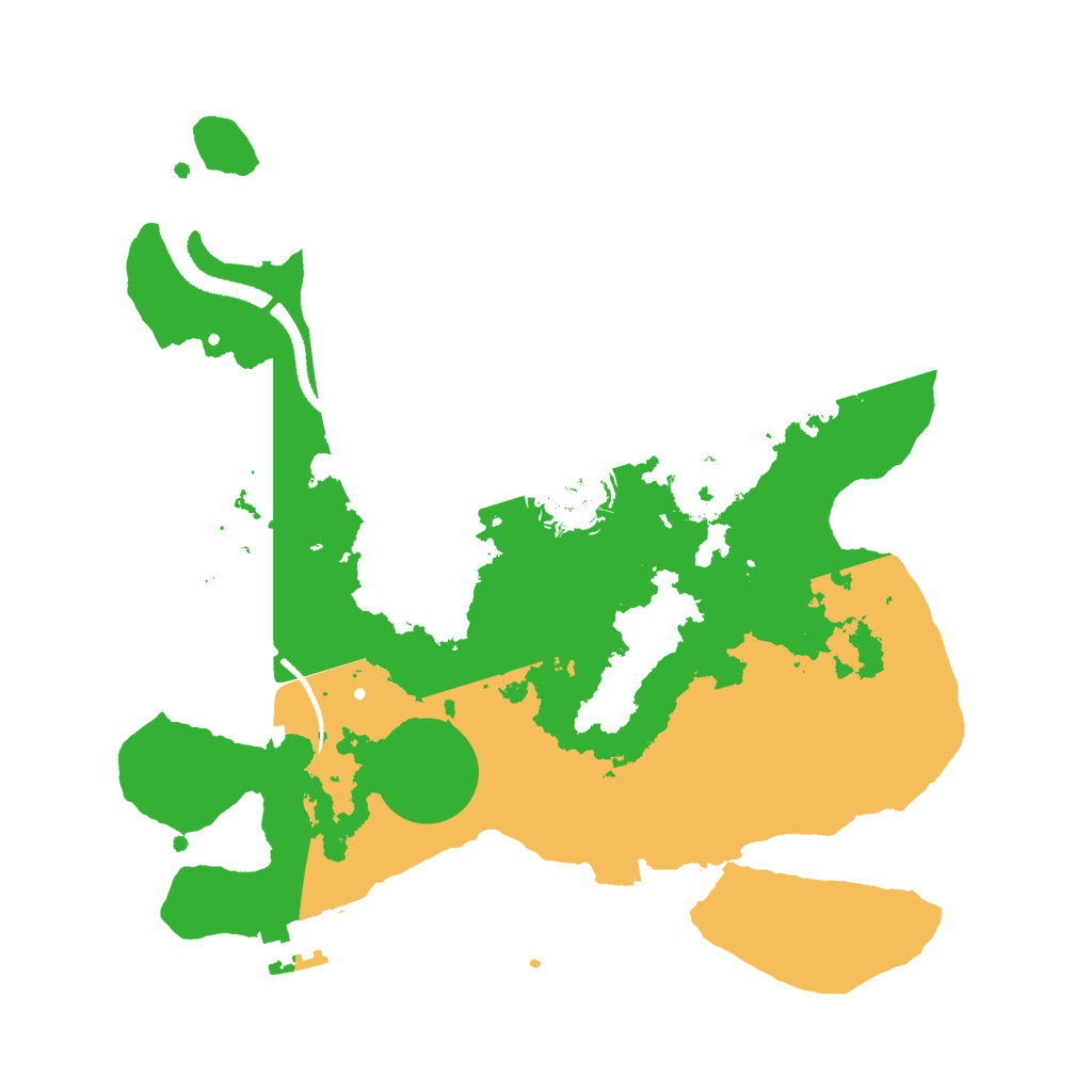 Biome Rust Map: Procedural Map, Size: 2800, Seed: 60444