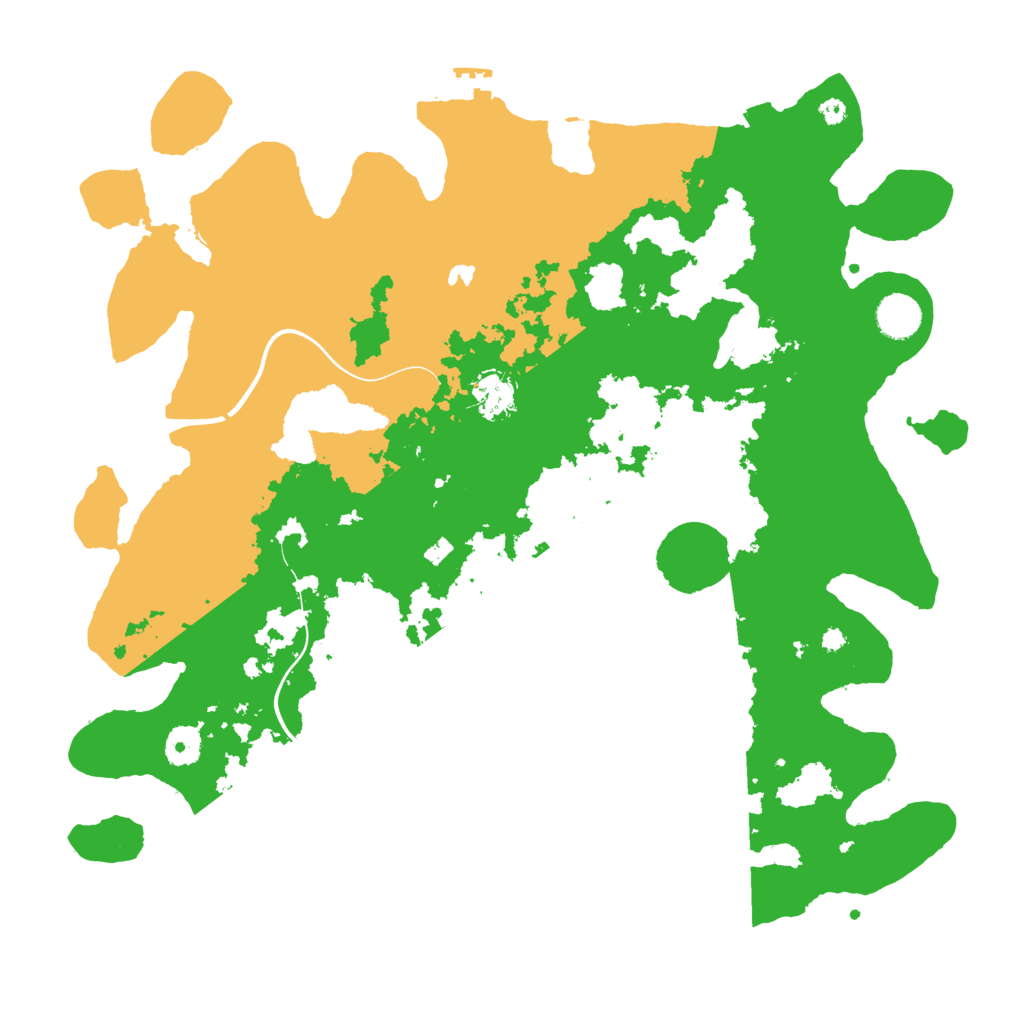 Biome Rust Map: Procedural Map, Size: 4000, Seed: 19880422
