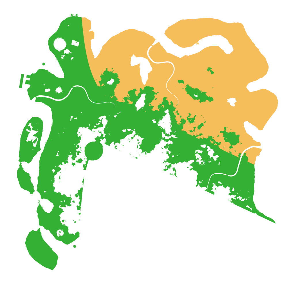 Biome Rust Map: Procedural Map, Size: 4250, Seed: 754346003