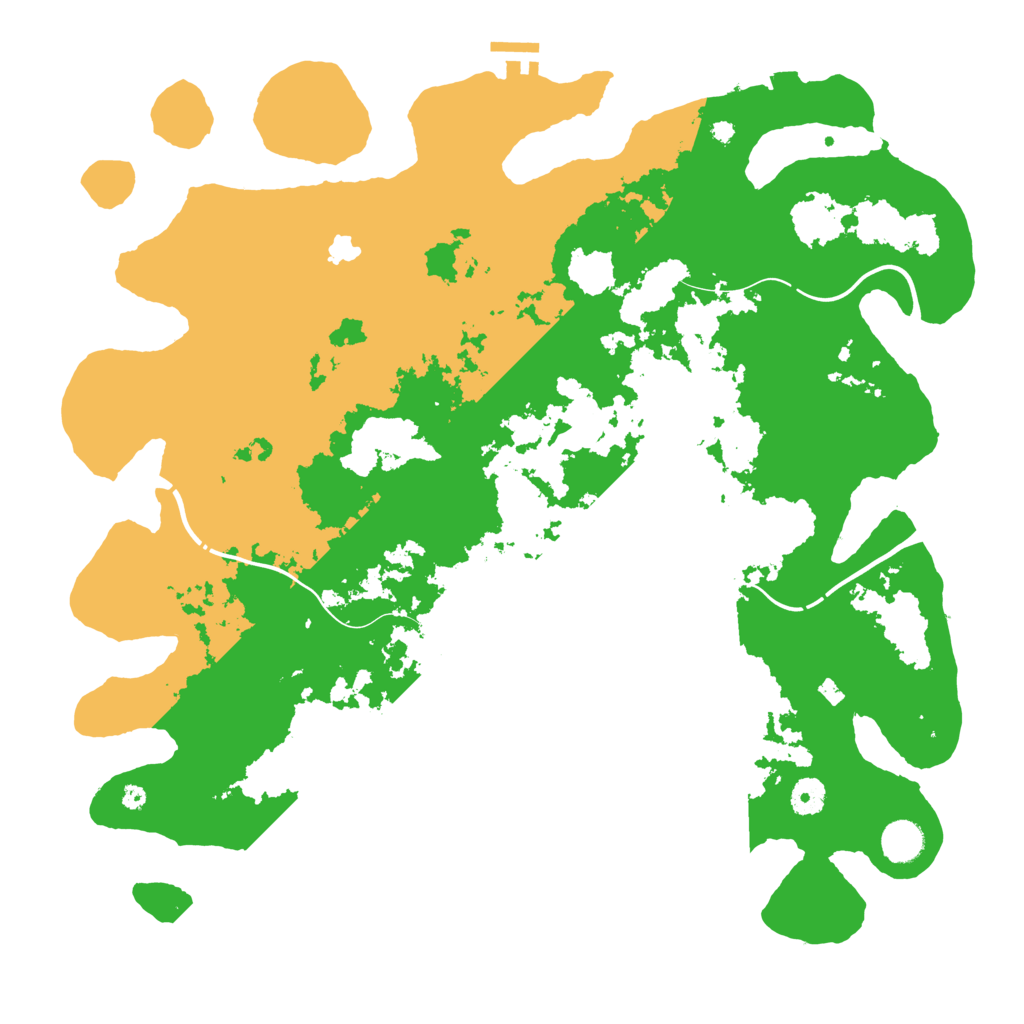 Biome Rust Map: Procedural Map, Size: 4250, Seed: 1125077649