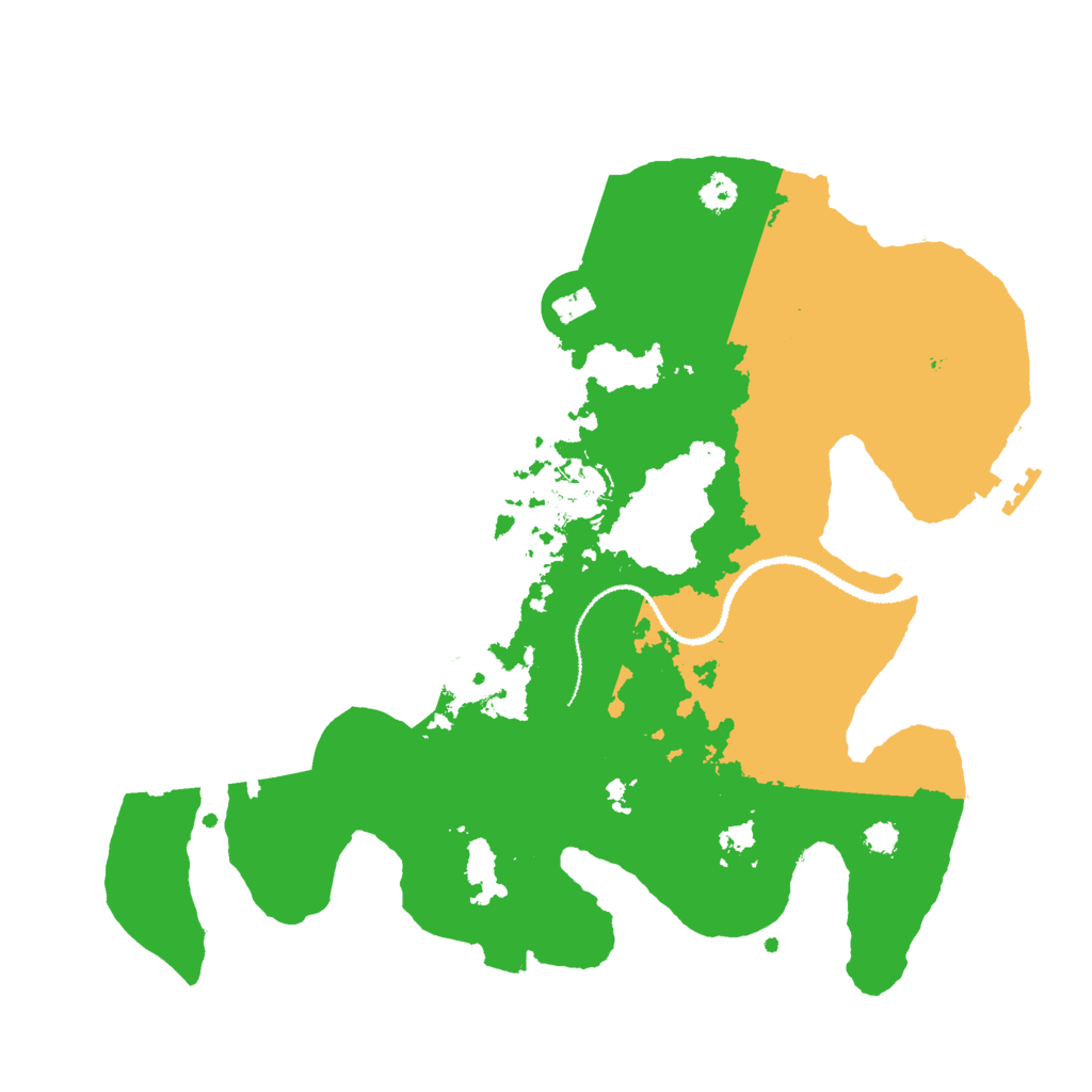 Biome Rust Map: Procedural Map, Size: 3000, Seed: 658565