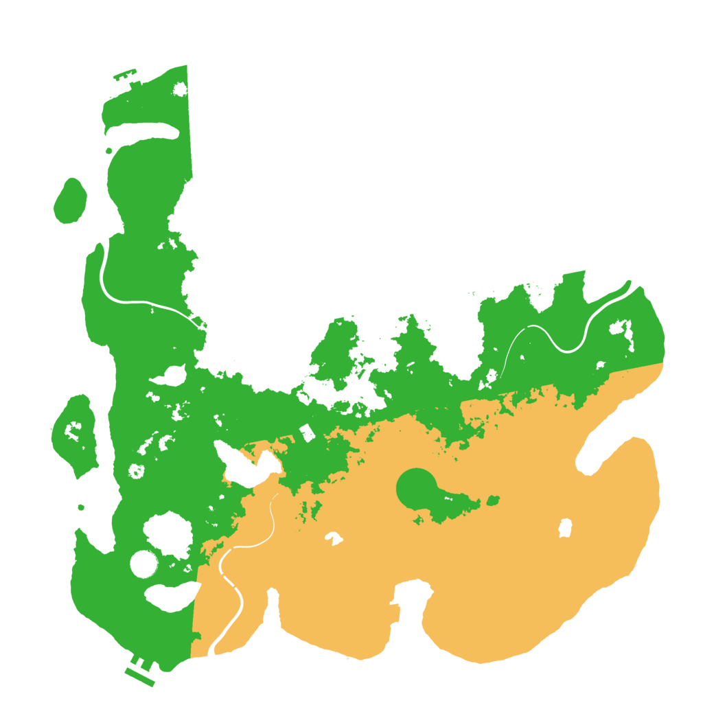 Biome Rust Map: Procedural Map, Size: 4500, Seed: 775347398