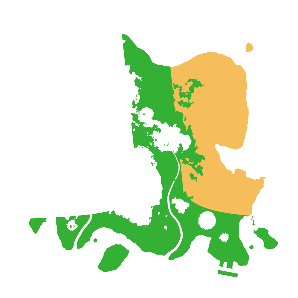 Biome Rust Map: Procedural Map, Size: 3000, Seed: 86742345