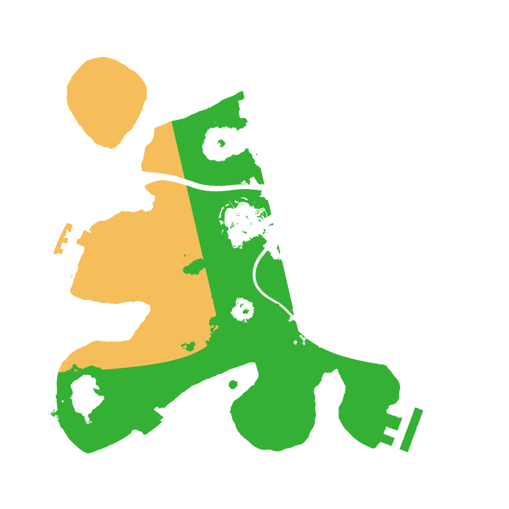 Biome Rust Map: Procedural Map, Size: 2300, Seed: 1153002