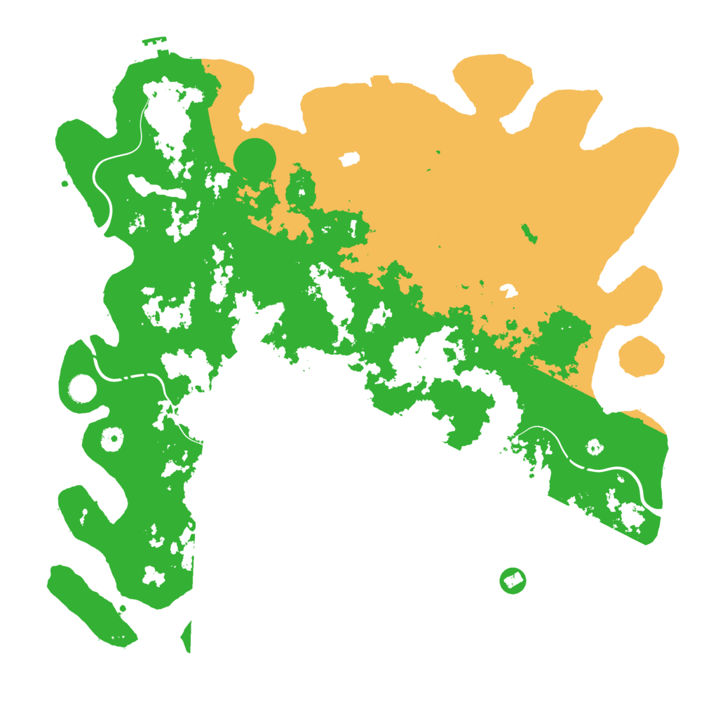 Biome Rust Map: Procedural Map, Size: 4500, Seed: 820009556