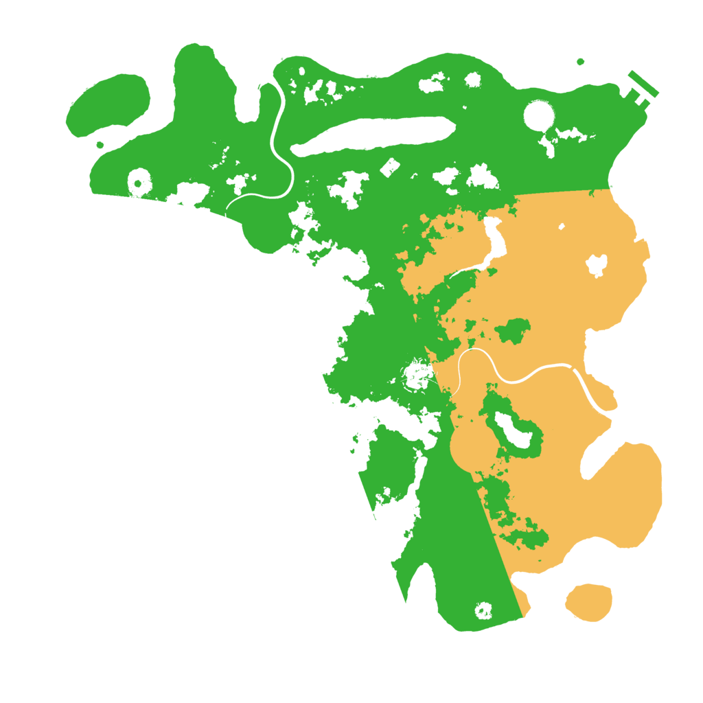 Biome Rust Map: Procedural Map, Size: 4000, Seed: 54879445