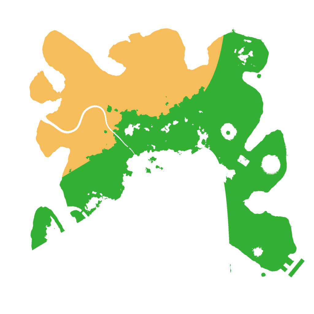 Biome Rust Map: Procedural Map, Size: 3000, Seed: 59403782