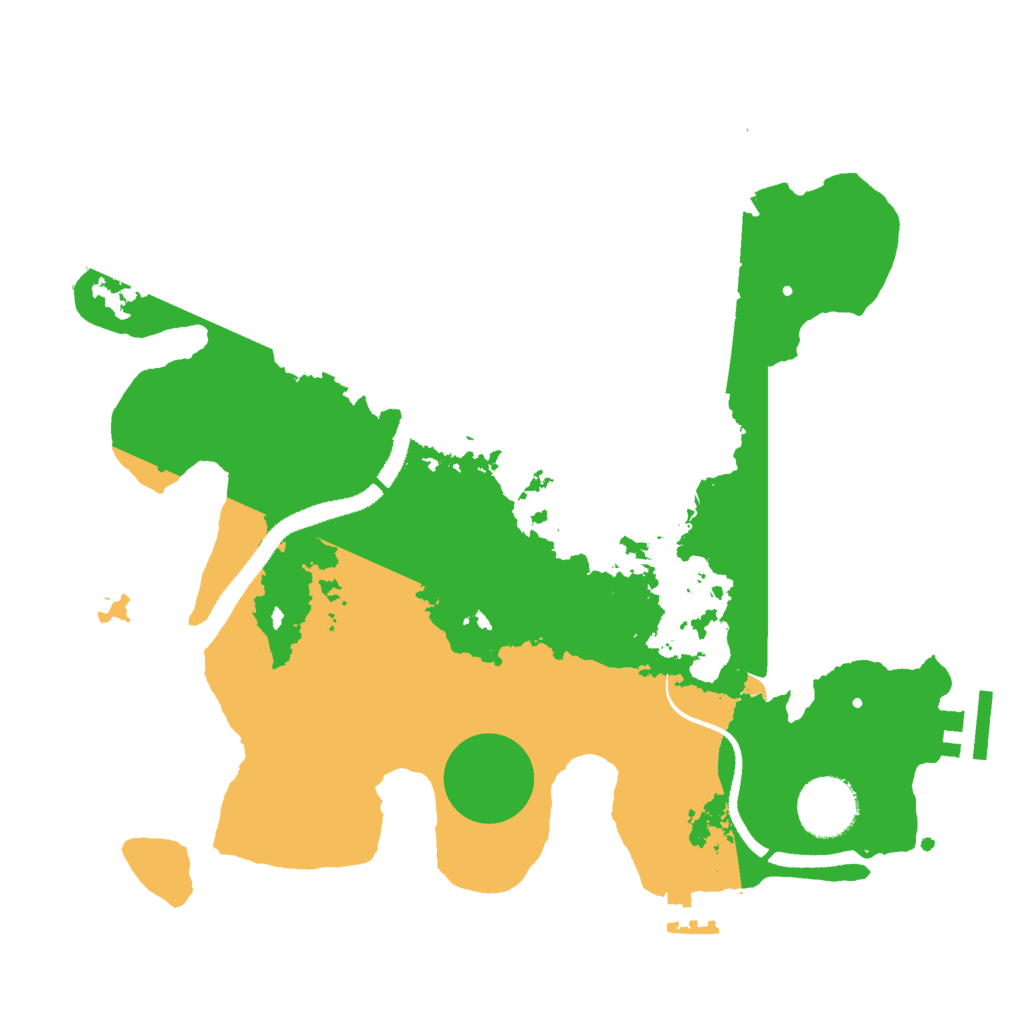 Biome Rust Map: Procedural Map, Size: 3000, Seed: 679652563
