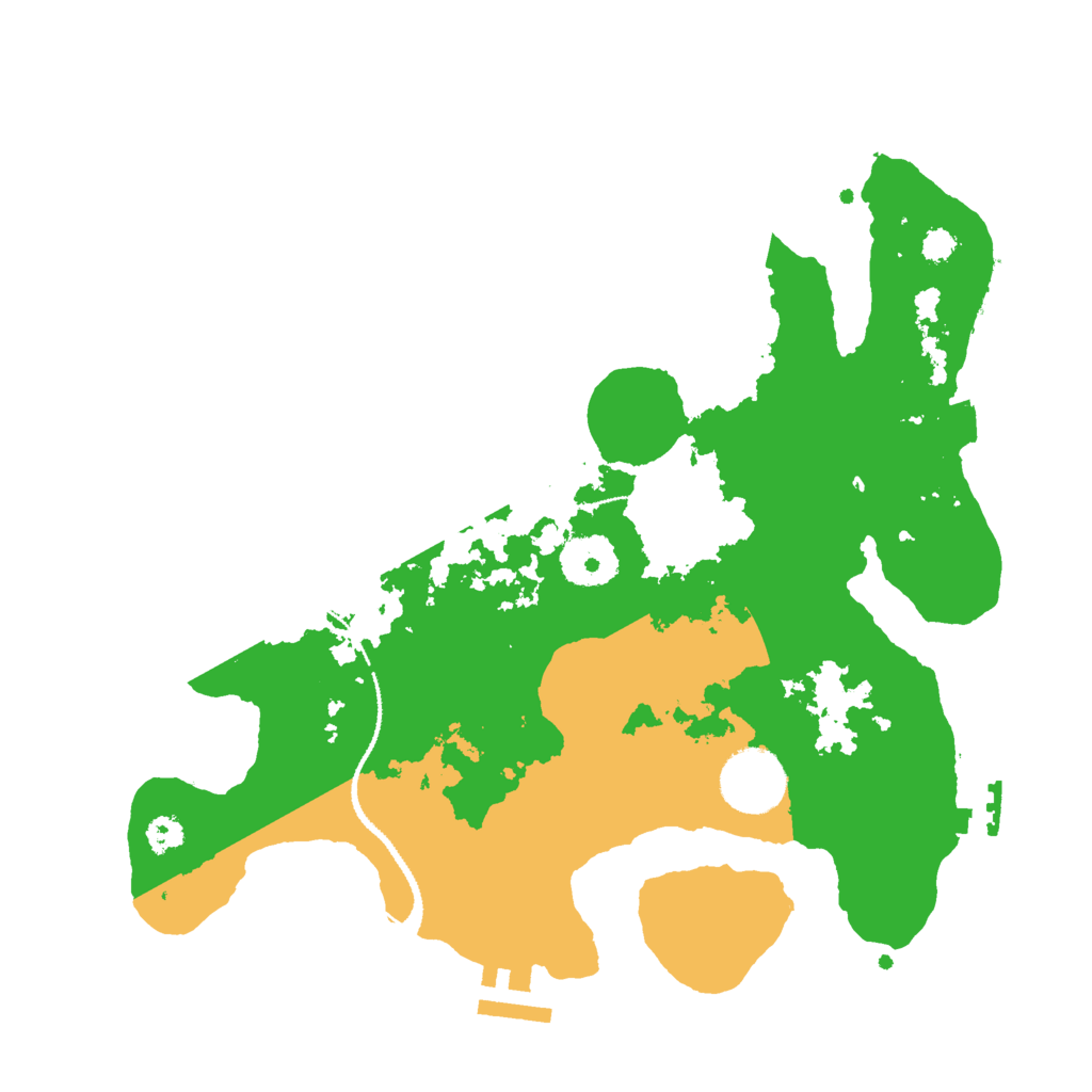 Biome Rust Map: Procedural Map, Size: 3000, Seed: 45786