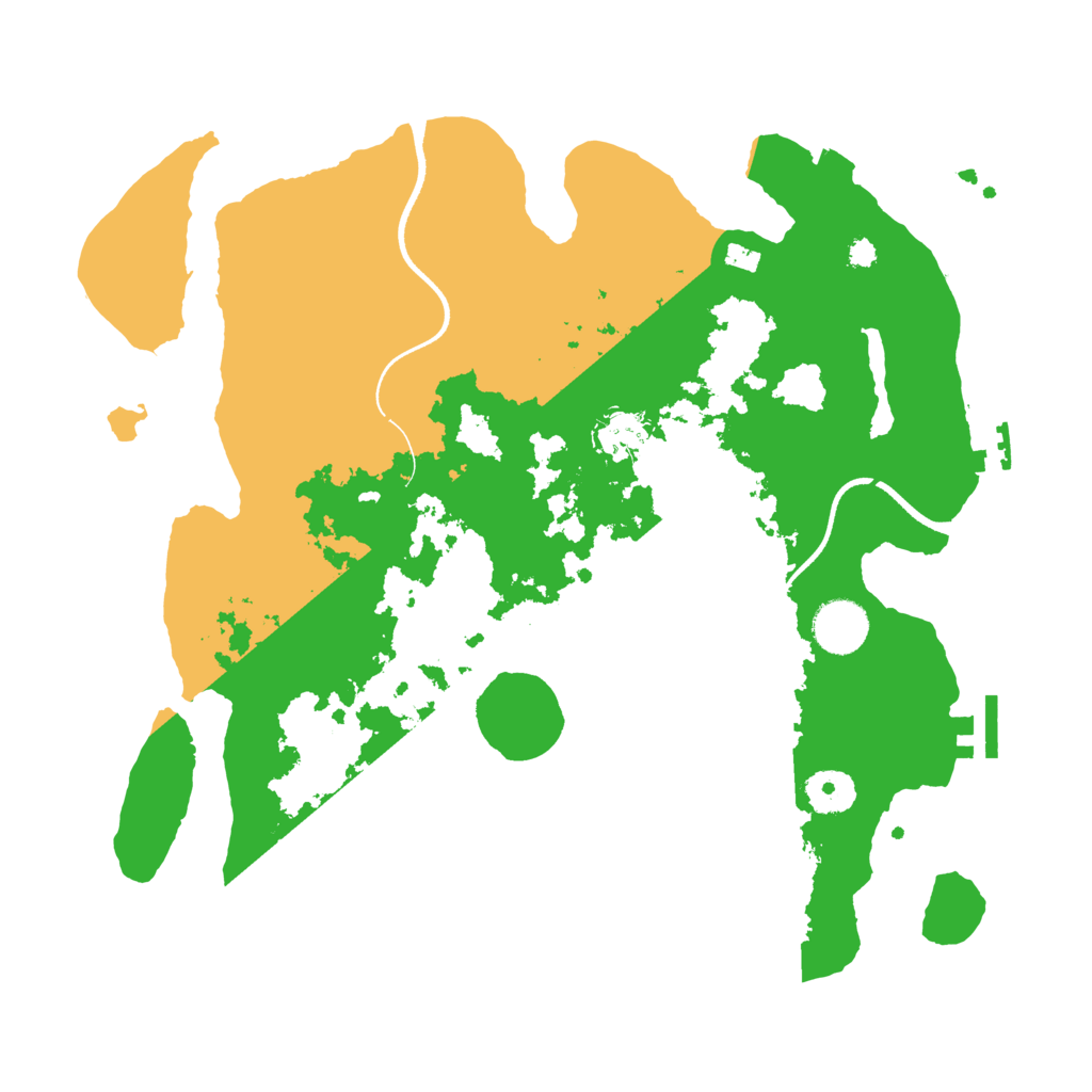 Biome Rust Map: Procedural Map, Size: 3500, Seed: 1905891207