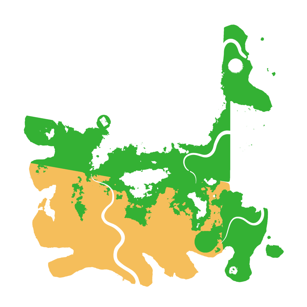 Biome Rust Map: Procedural Map, Size: 3750, Seed: 8647