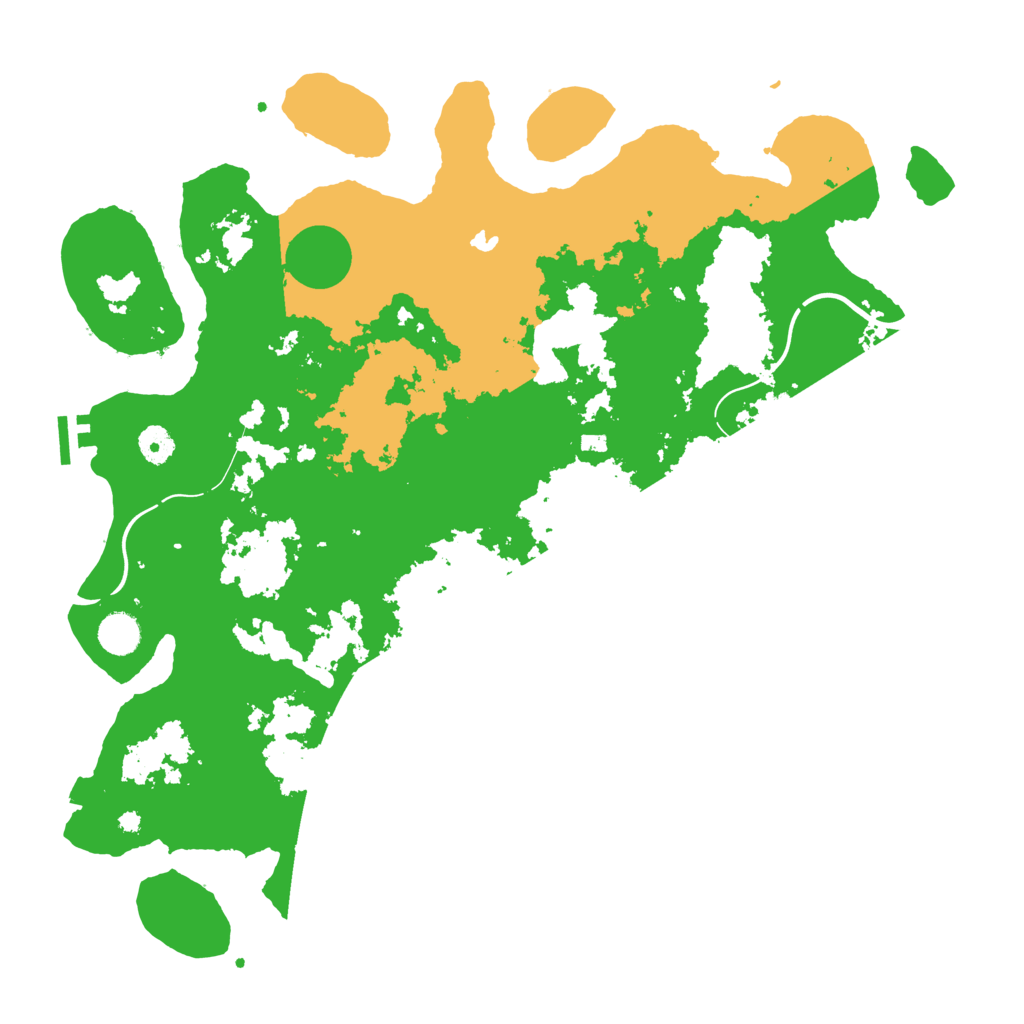 Biome Rust Map: Procedural Map, Size: 4250, Seed: 30721