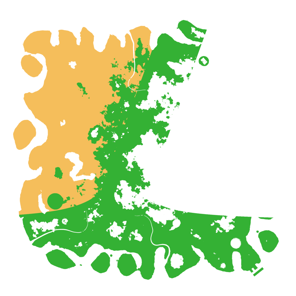 Biome Rust Map: Procedural Map, Size: 5003, Seed: 655734