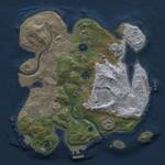 Thumbnail Rust Map: Procedural Map, Size: 3000, Seed: 31620, 10 Monuments