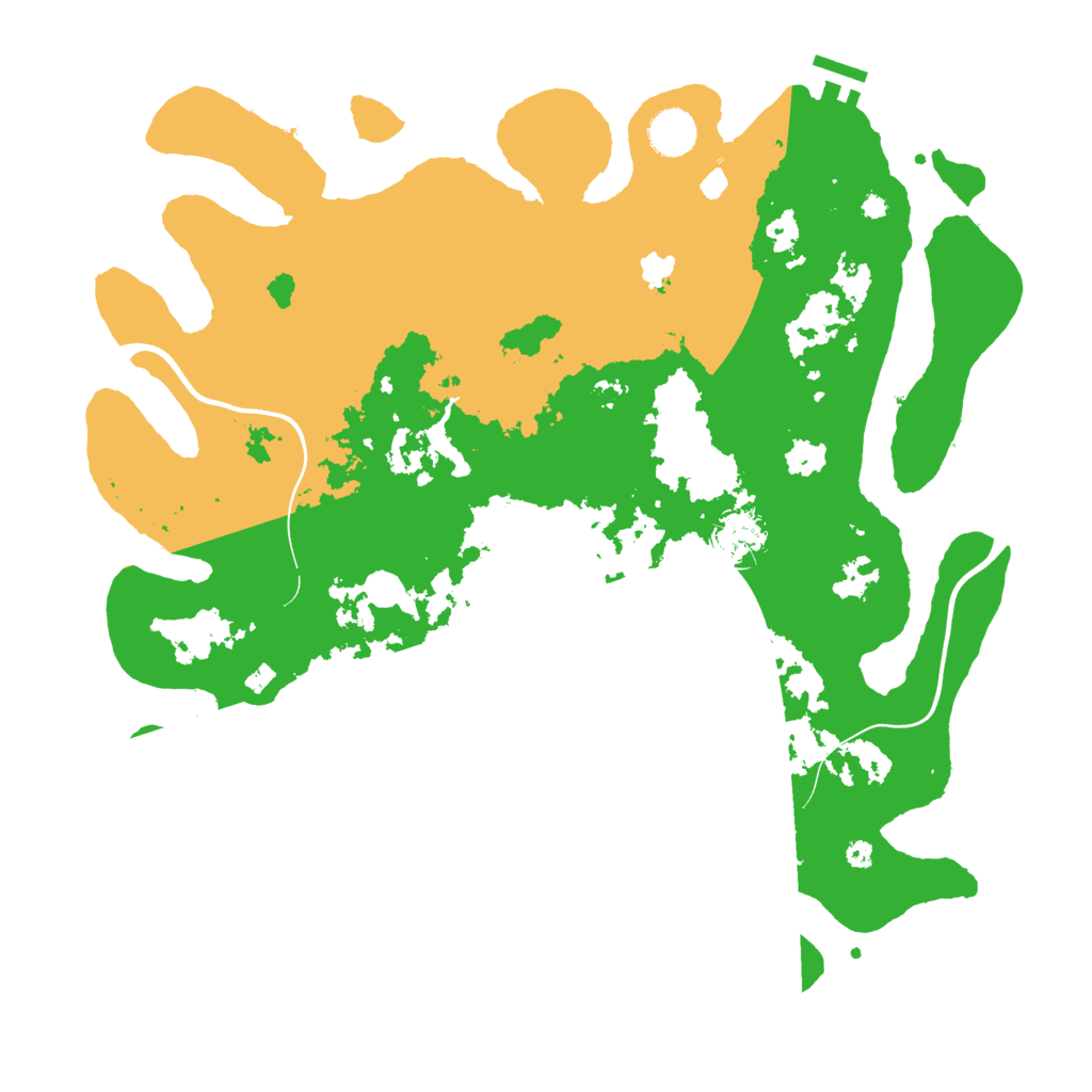 Biome Rust Map: Procedural Map, Size: 4000, Seed: 396214789