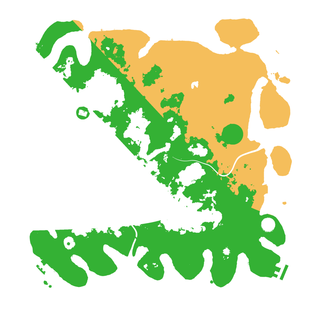 Biome Rust Map: Procedural Map, Size: 4000, Seed: 425394260