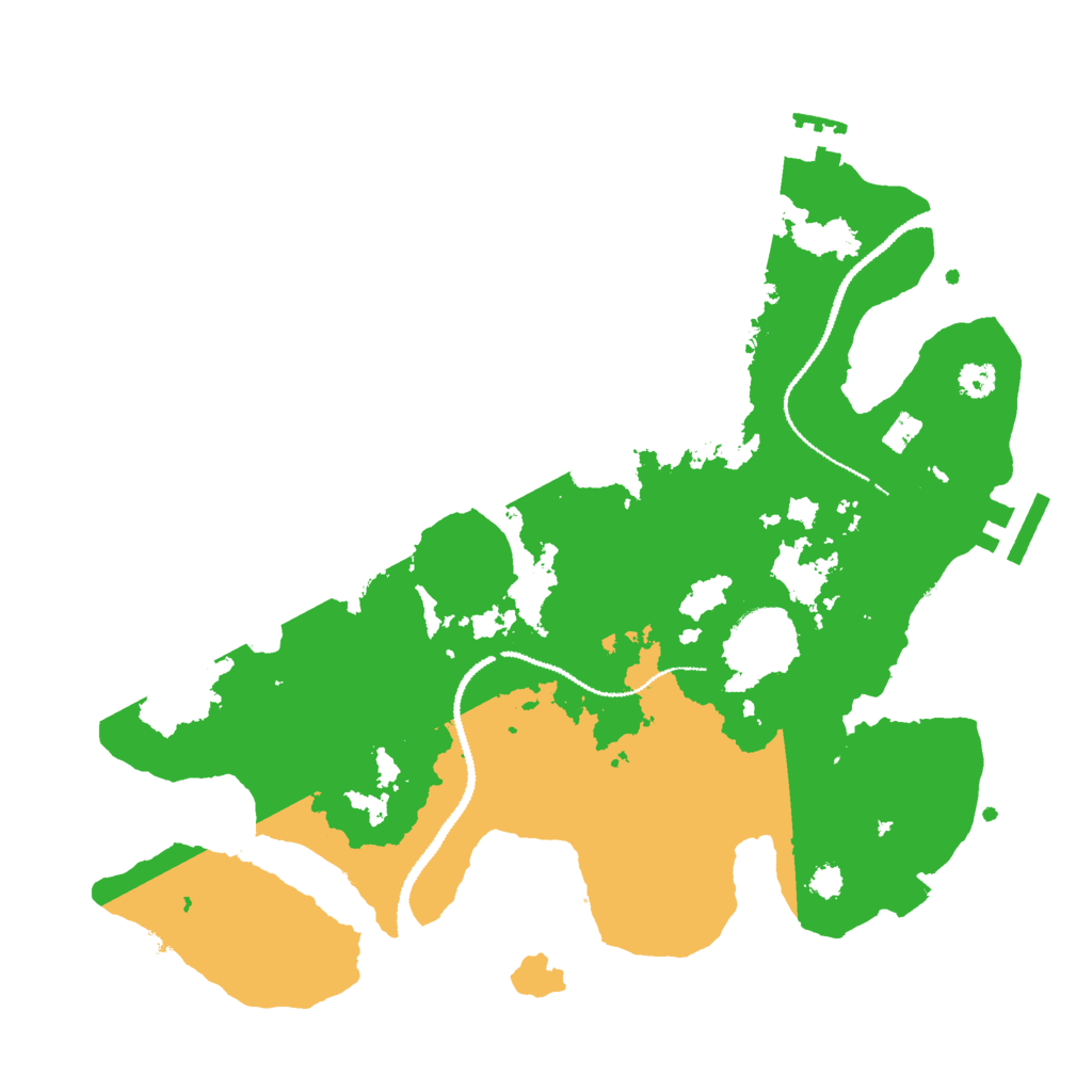 Biome Rust Map: Procedural Map, Size: 3000, Seed: 6529841