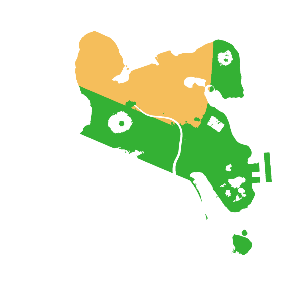 Biome Rust Map: Procedural Map, Size: 2000, Seed: 88888