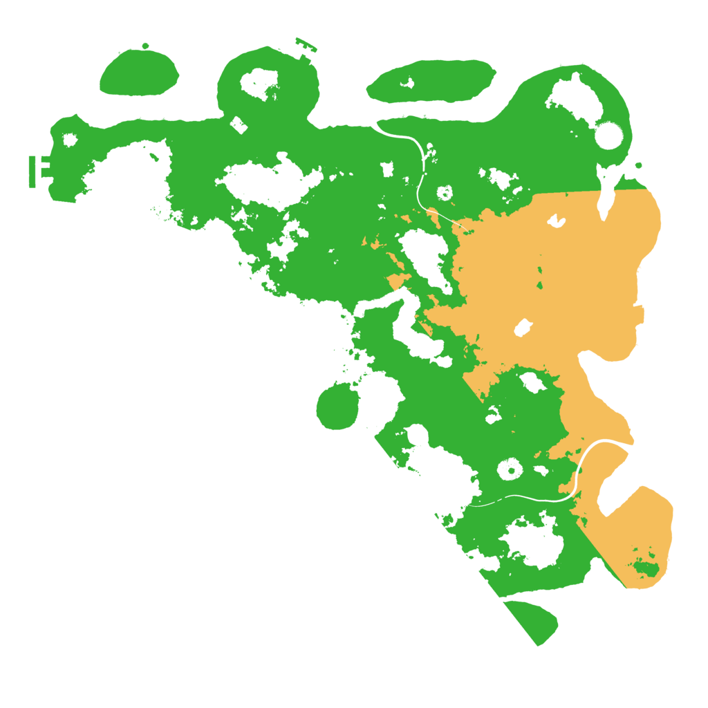 Biome Rust Map: Procedural Map, Size: 4500, Seed: 1054344966