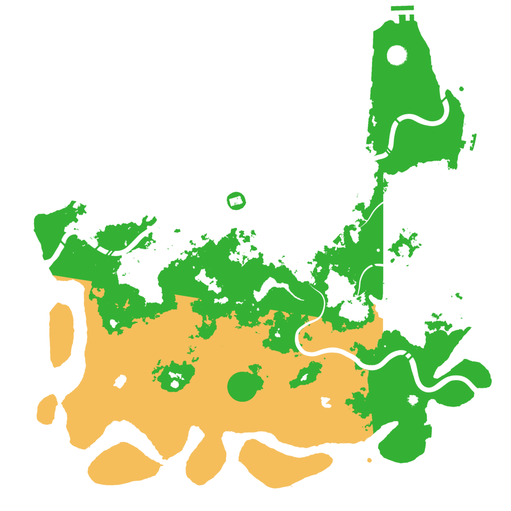 Biome Rust Map: Procedural Map, Size: 4500, Seed: 751635544