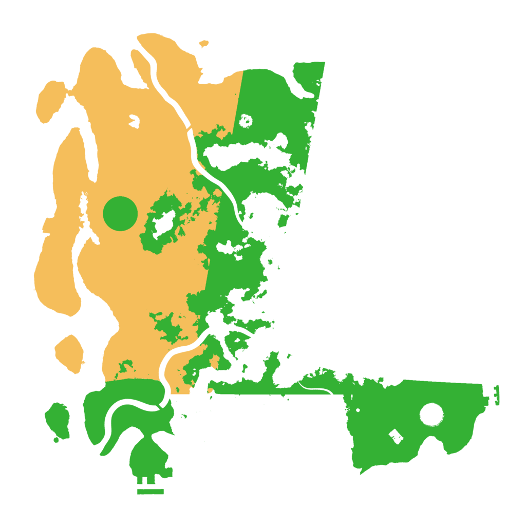 Biome Rust Map: Procedural Map, Size: 4000, Seed: 331133958