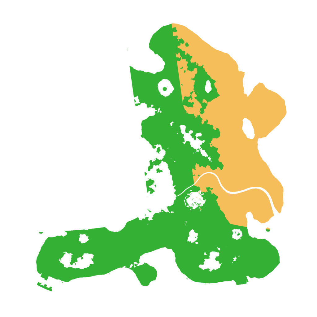 Biome Rust Map: Procedural Map, Size: 3000, Seed: 95577