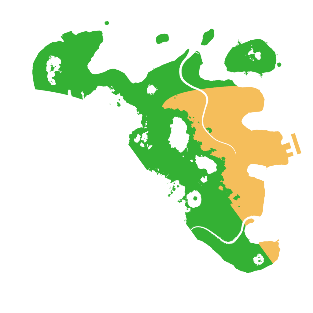 Biome Rust Map: Procedural Map, Size: 3000, Seed: 790576001