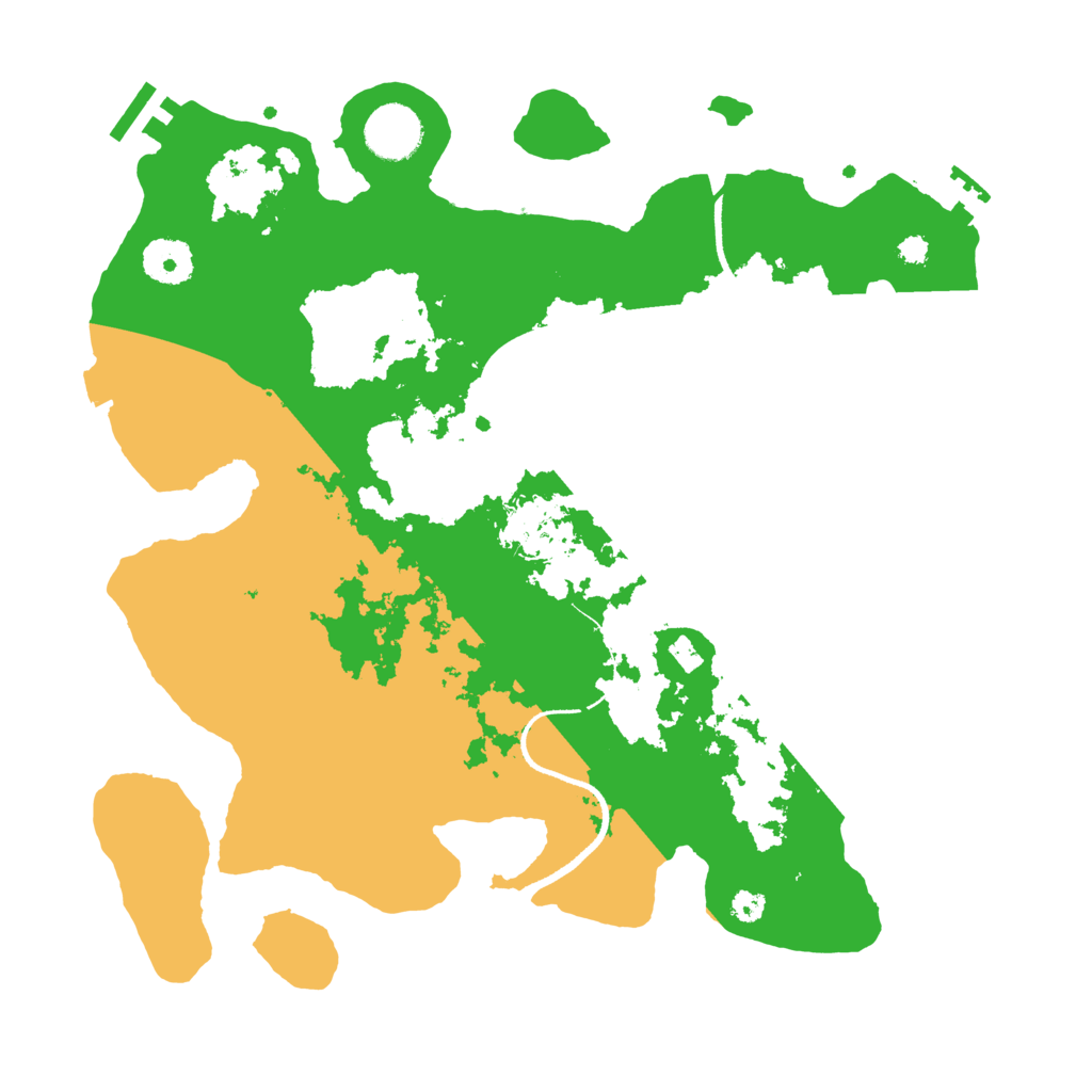 Biome Rust Map: Procedural Map, Size: 3400, Seed: 458159621