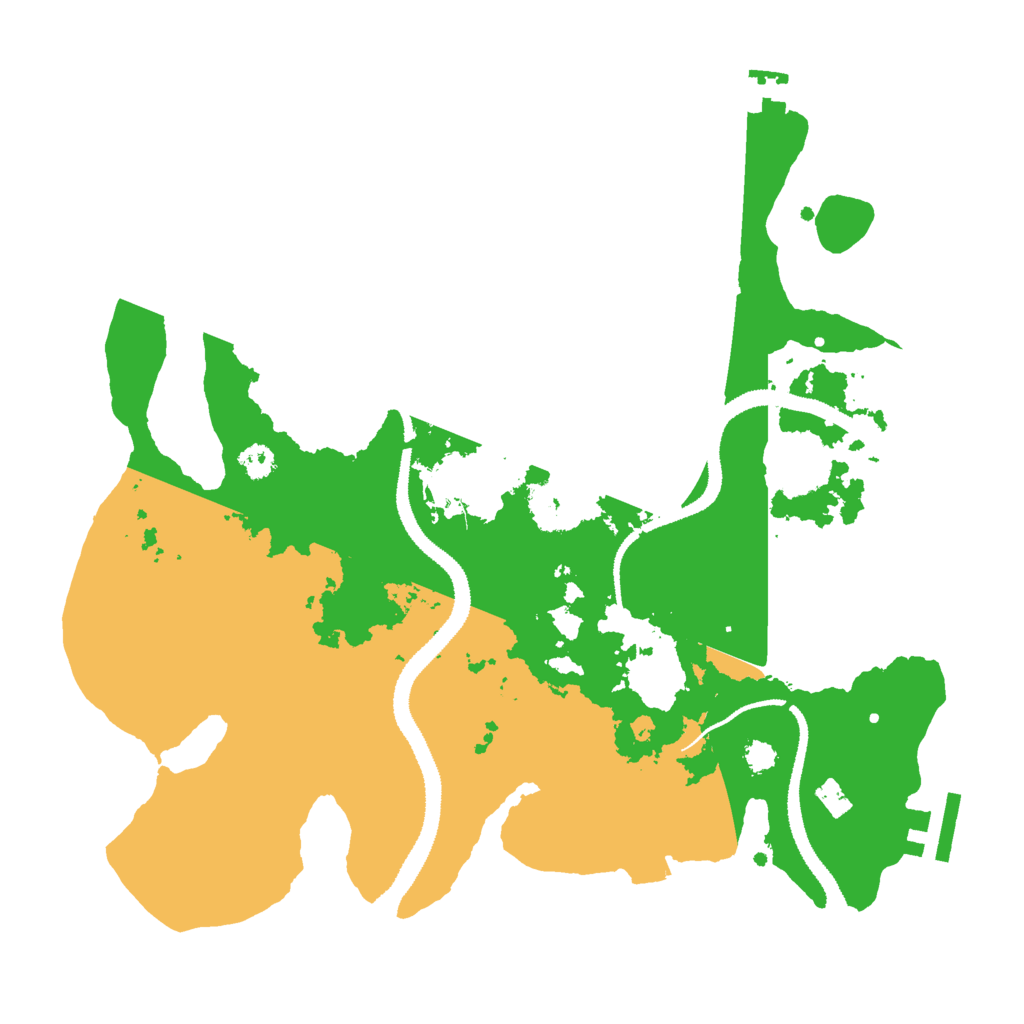 Biome Rust Map: Procedural Map, Size: 3000, Seed: 456723471