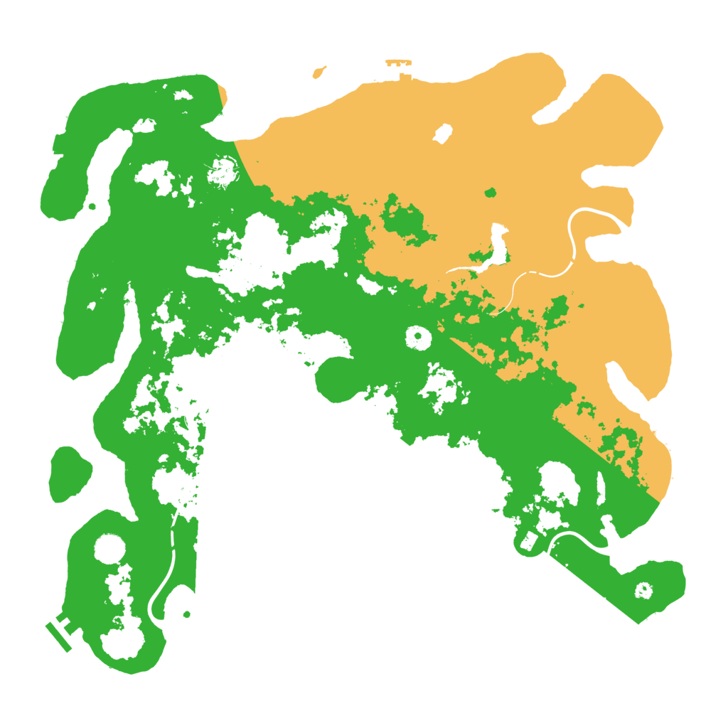 Biome Rust Map: Procedural Map, Size: 4250, Seed: 1181936422