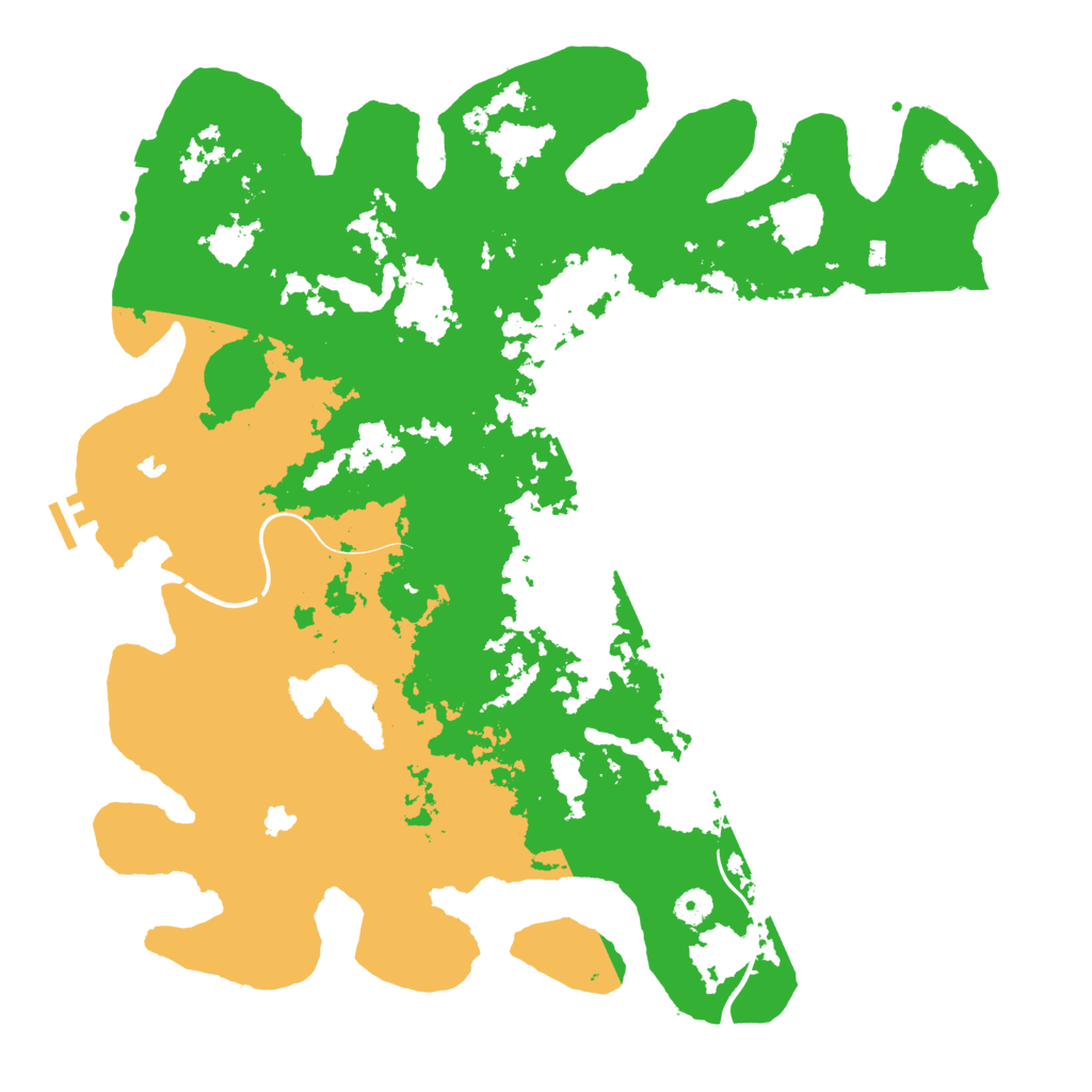 Biome Rust Map: Procedural Map, Size: 4500, Seed: 714862896