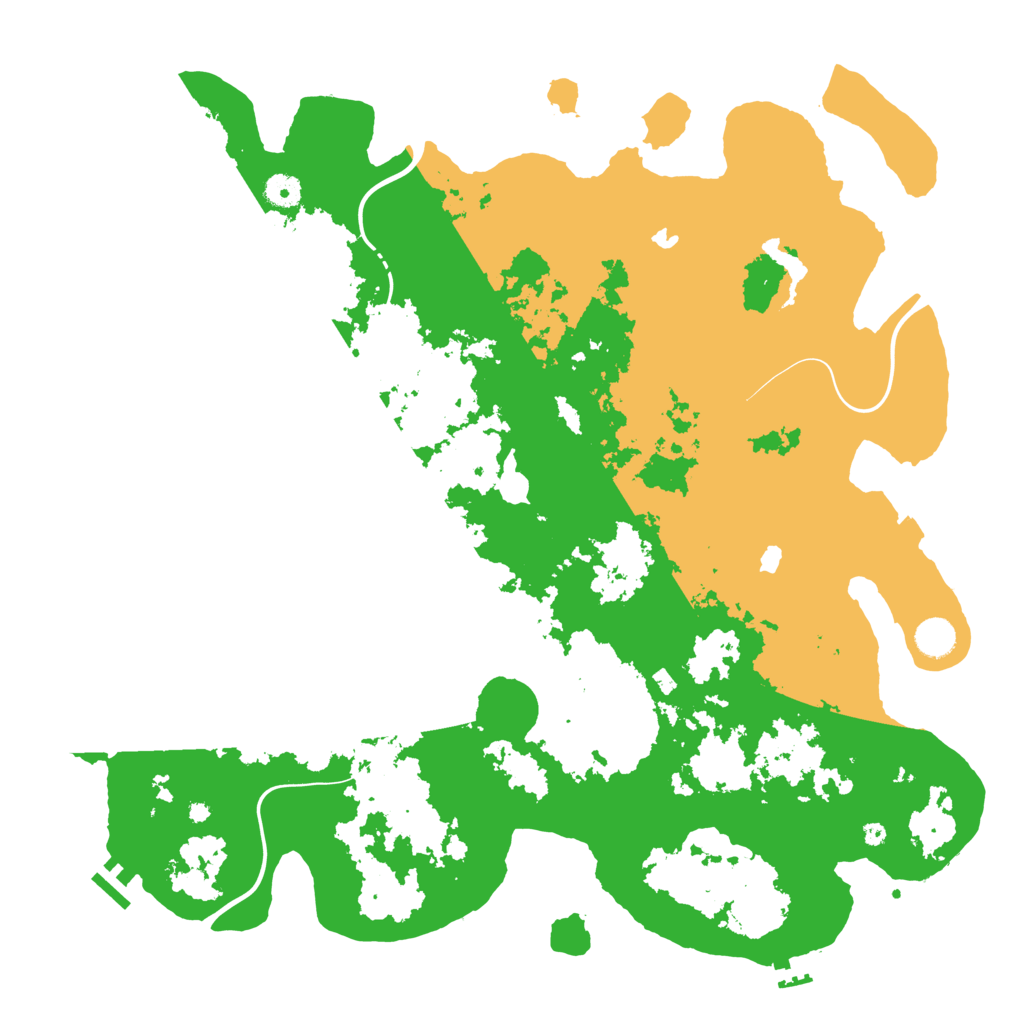 Biome Rust Map: Procedural Map, Size: 4500, Seed: 889021