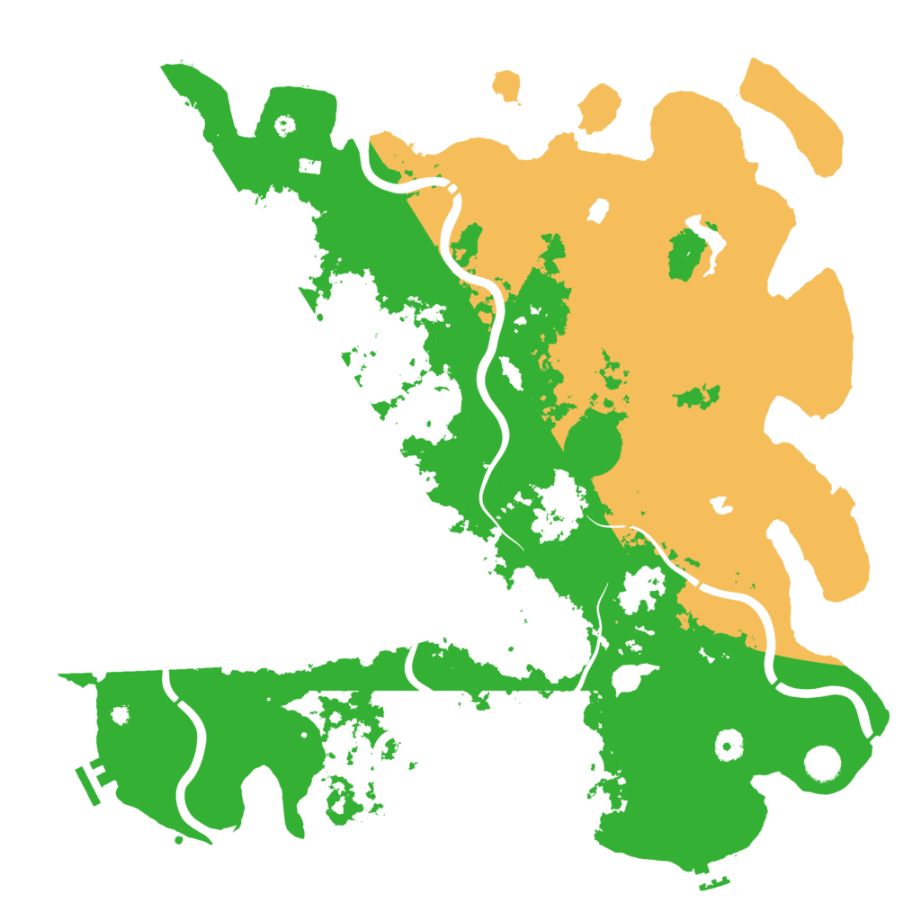 Biome Rust Map: Procedural Map, Size: 4500, Seed: 889021