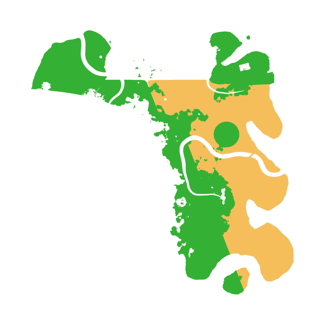Biome Rust Map: Procedural Map, Size: 3300, Seed: 68757198