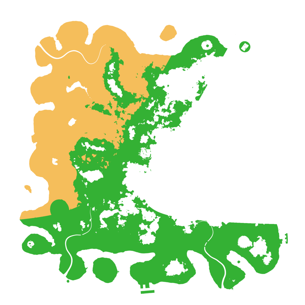 Biome Rust Map: Procedural Map, Size: 4500, Seed: 1015