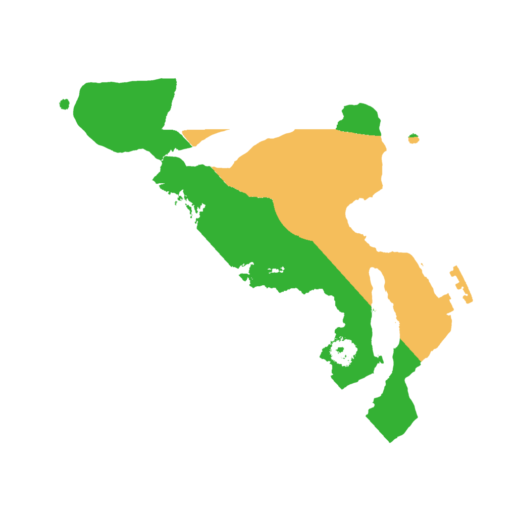 Biome Rust Map: Procedural Map, Size: 2000, Seed: 758136