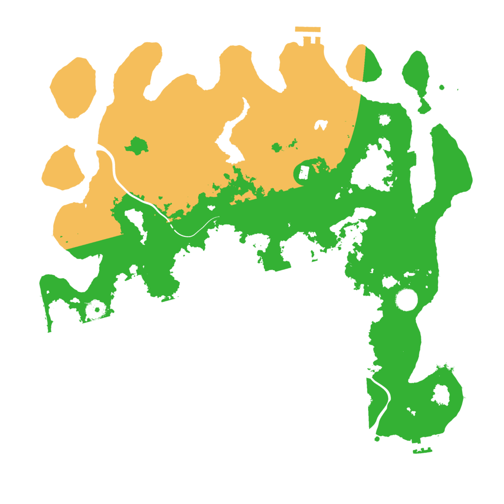Biome Rust Map: Procedural Map, Size: 4000, Seed: 6978523