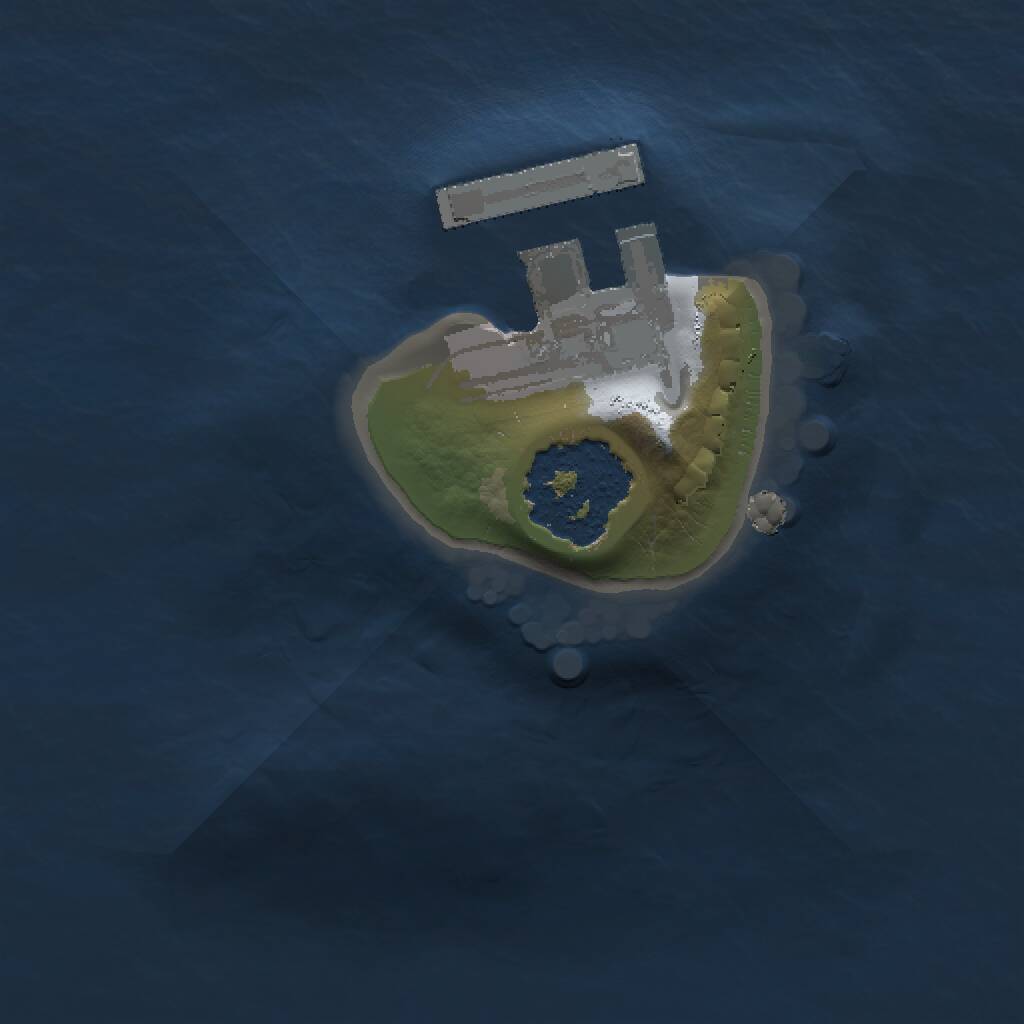 Rust Map: Procedural Map, Size: 1000, Seed: 152584655, 2 Monuments