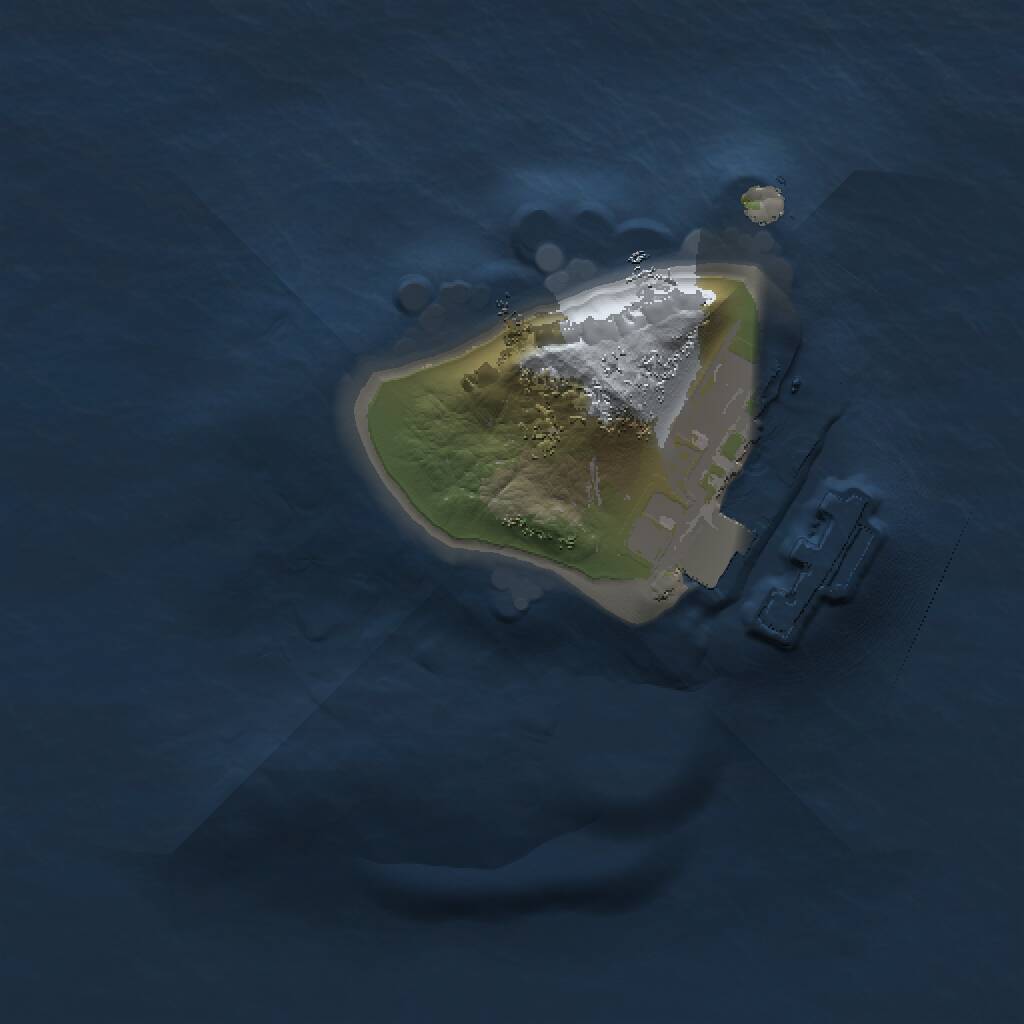 Rust Map: Procedural Map, Size: 1000, Seed: 152584655, 2 Monuments