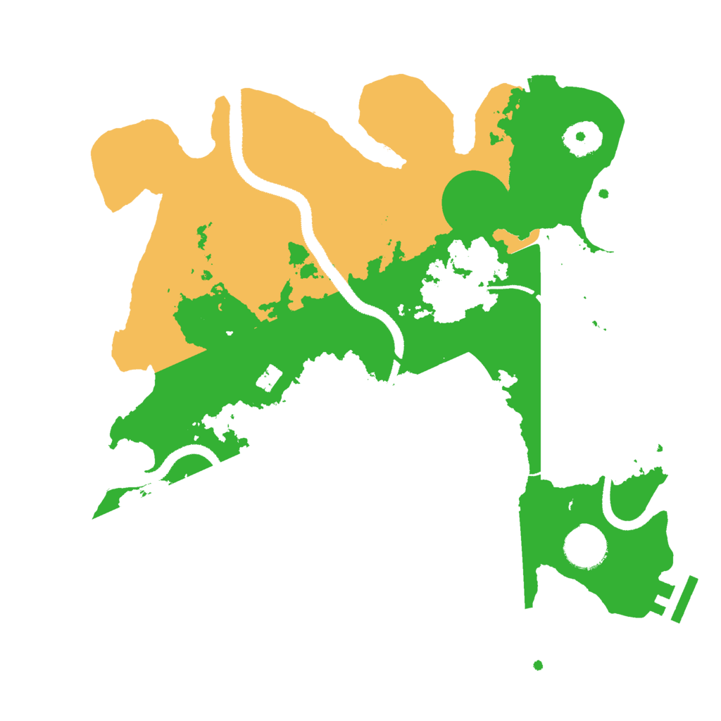 Biome Rust Map: Procedural Map, Size: 3000, Seed: 775268455