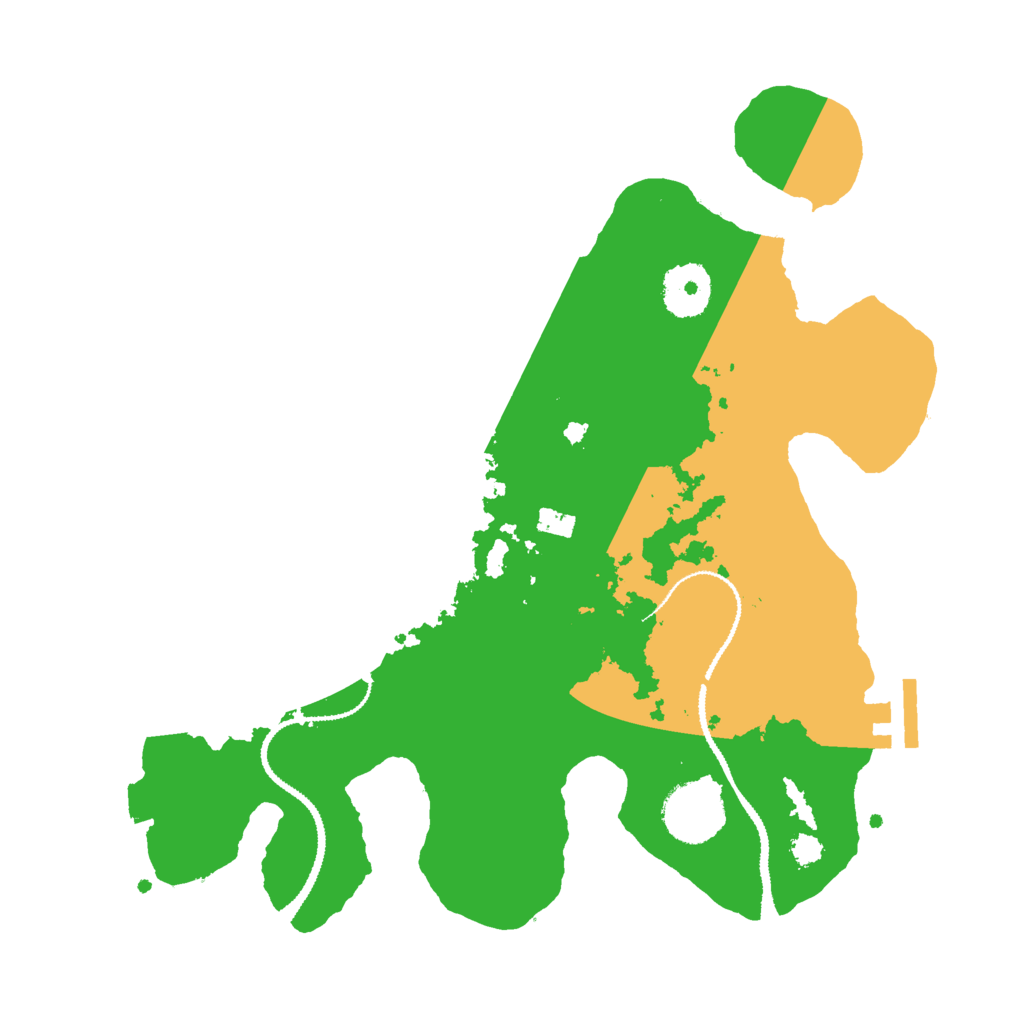 Biome Rust Map: Procedural Map, Size: 3000, Seed: 4791