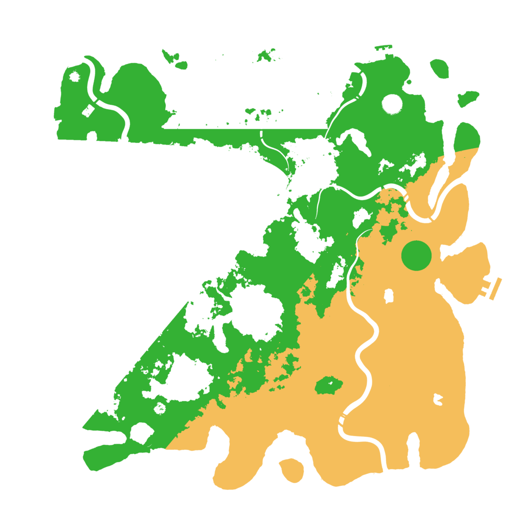 Biome Rust Map: Procedural Map, Size: 4500, Seed: 395921469