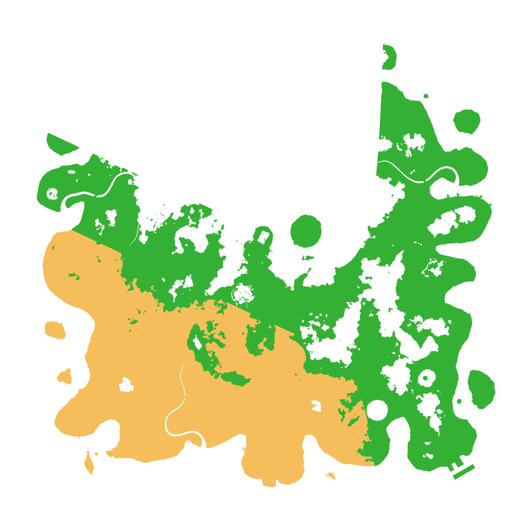 Biome Rust Map: Procedural Map, Size: 4500, Seed: 1539025632