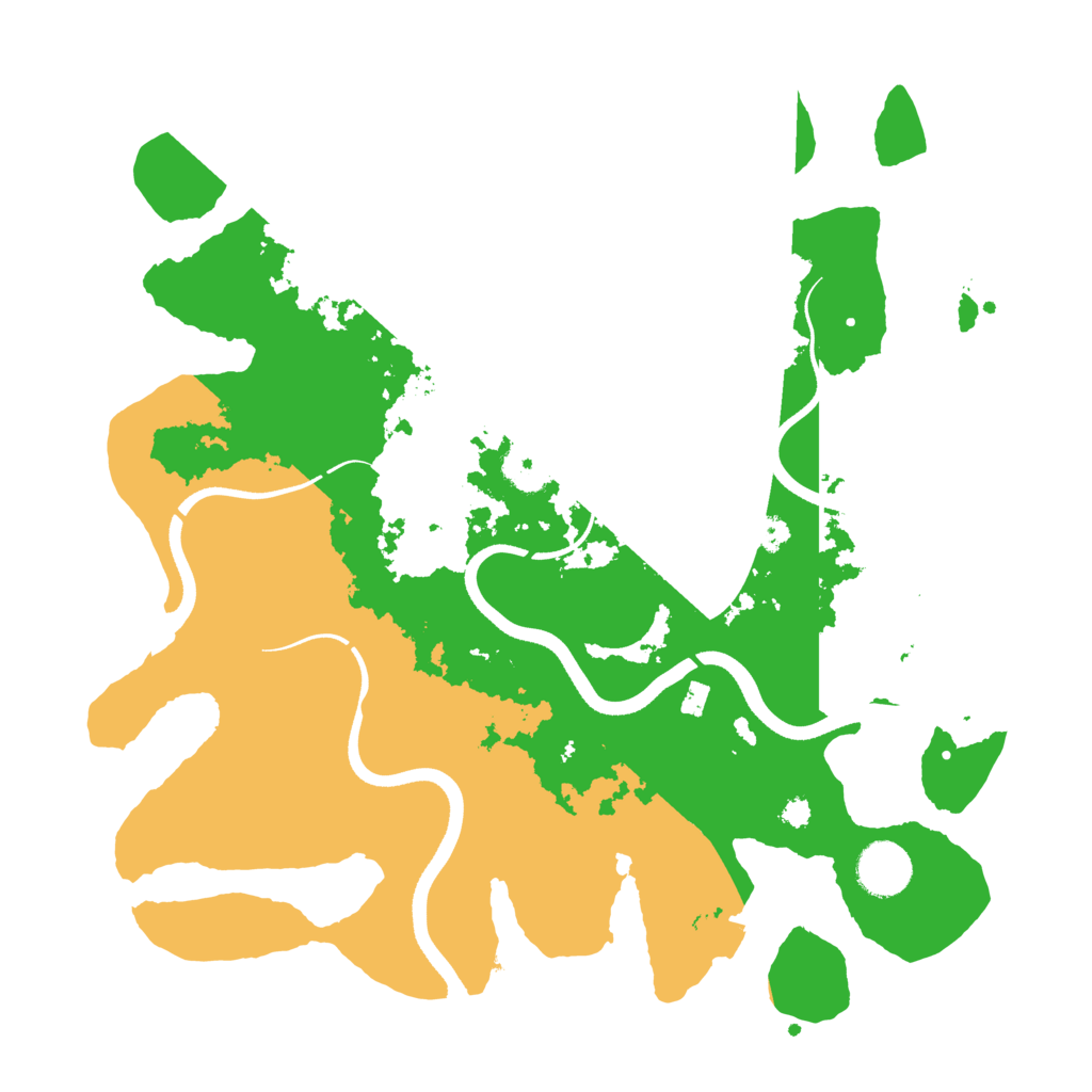 Biome Rust Map: Procedural Map, Size: 3500, Seed: 2715934