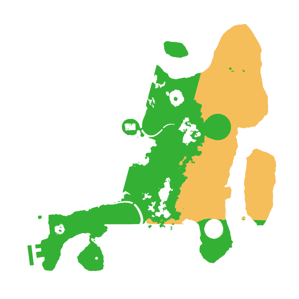 Biome Rust Map: Procedural Map, Size: 3000, Seed: 394416