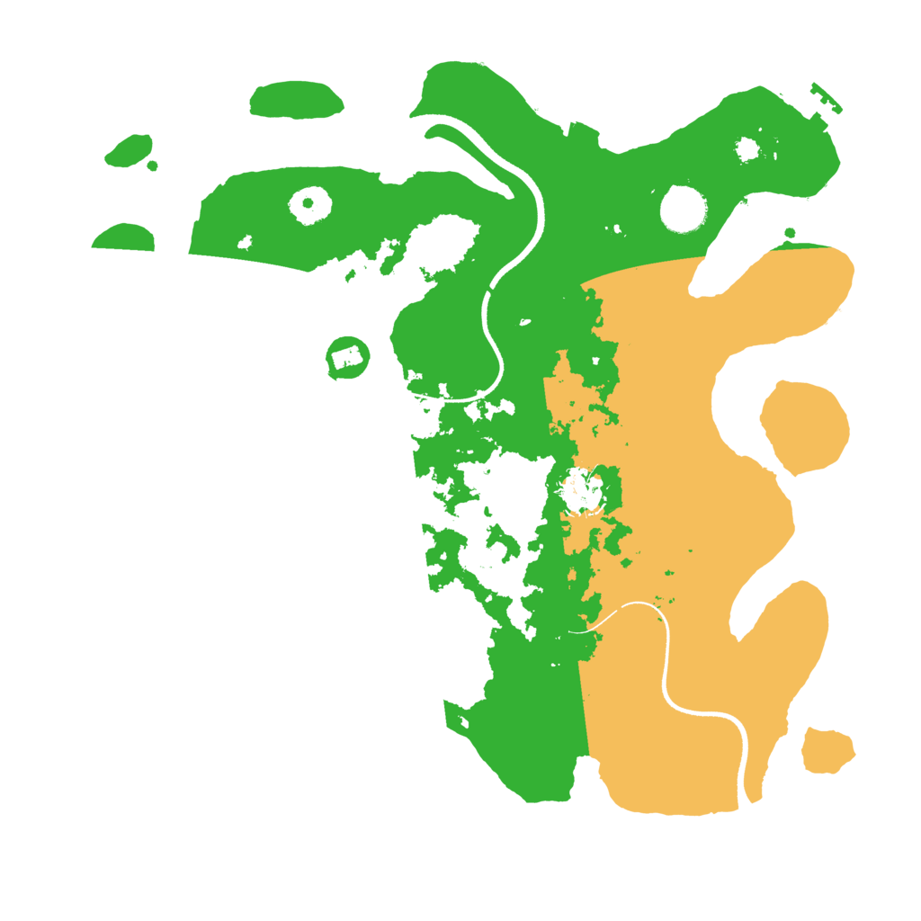 Biome Rust Map: Procedural Map, Size: 3500, Seed: 605913365