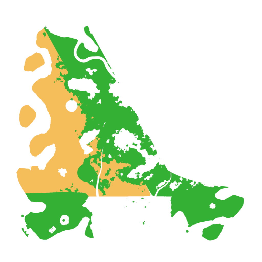 Biome Rust Map: Procedural Map, Size: 4000, Seed: 23487