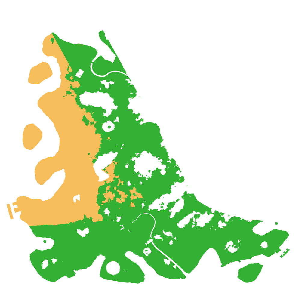 Biome Rust Map: Procedural Map, Size: 4000, Seed: 23487